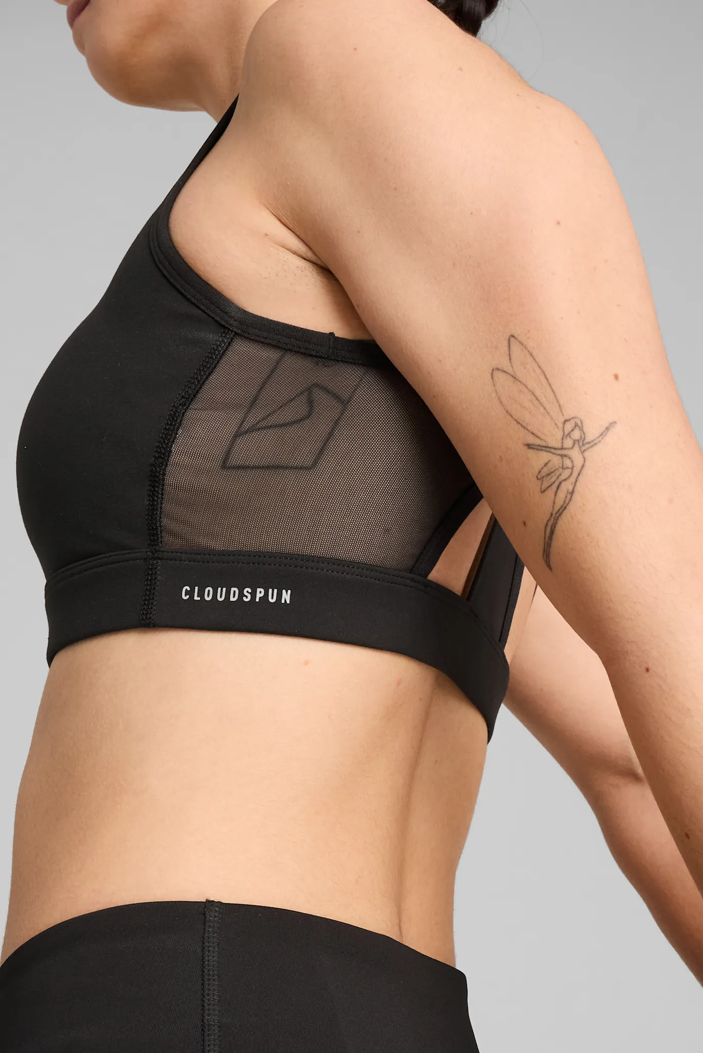 Жіночий чорний топ 4KEEPS CLOUDSPUN Bra 5