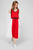Женское красное платье TWILL F&F PLEATED MIDI DRESS NS