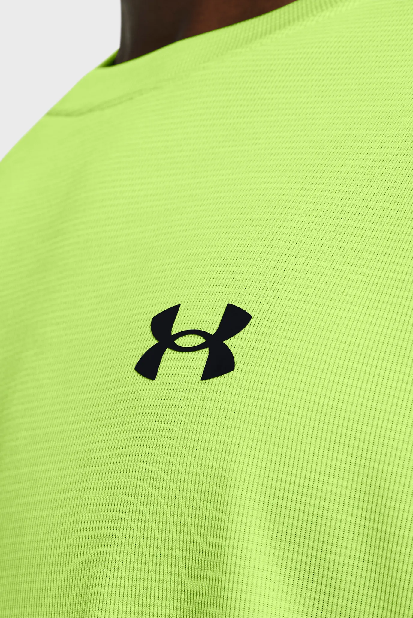 Чоловіча салатова футболка UA Tech Textured SS 3