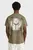 Чоловіча оливкова футболка Back