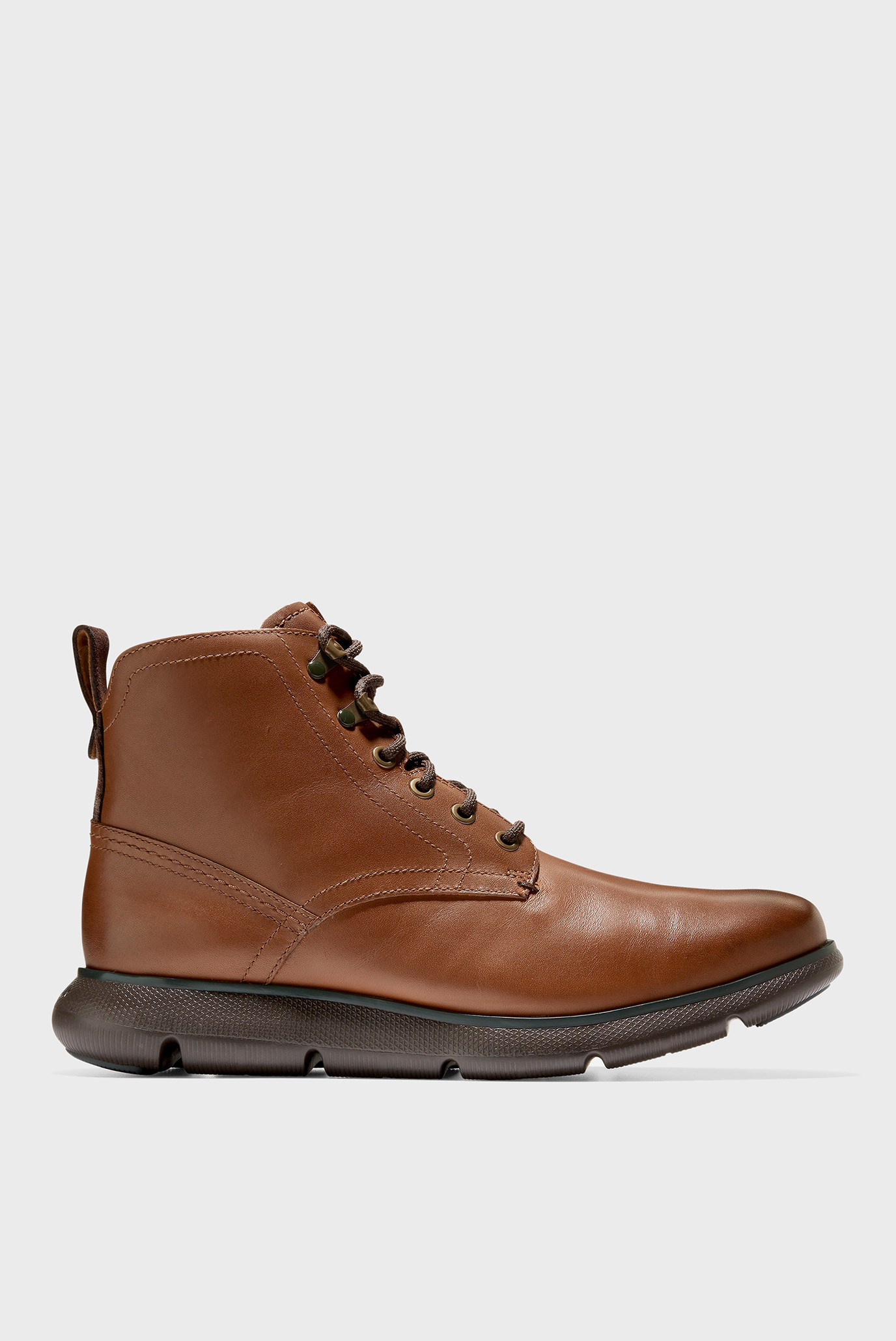 Мужские коричневые кожаные ботинки ZERØGRAND Omni City Boot 1