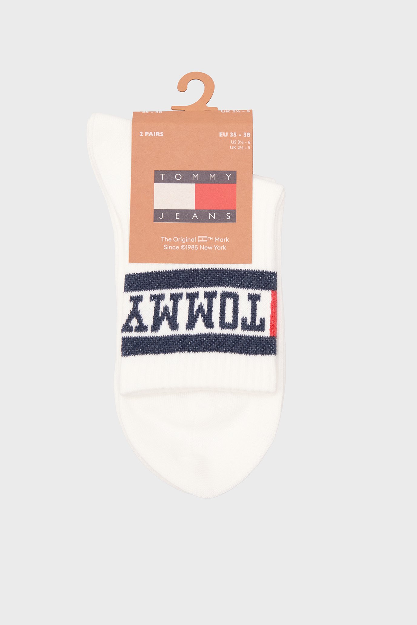 Белые носки (2 пары) SHORT Белый 35-38 Tommy Jeans 701232882 Белые носки (2 пары) SHORT Белый 35-38 Tommy Jeans 701232882