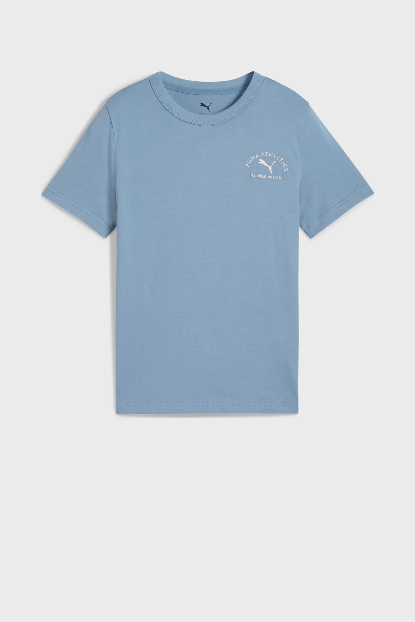 Детская голубая футболка PUMA Class Graphic Tee Youth 1