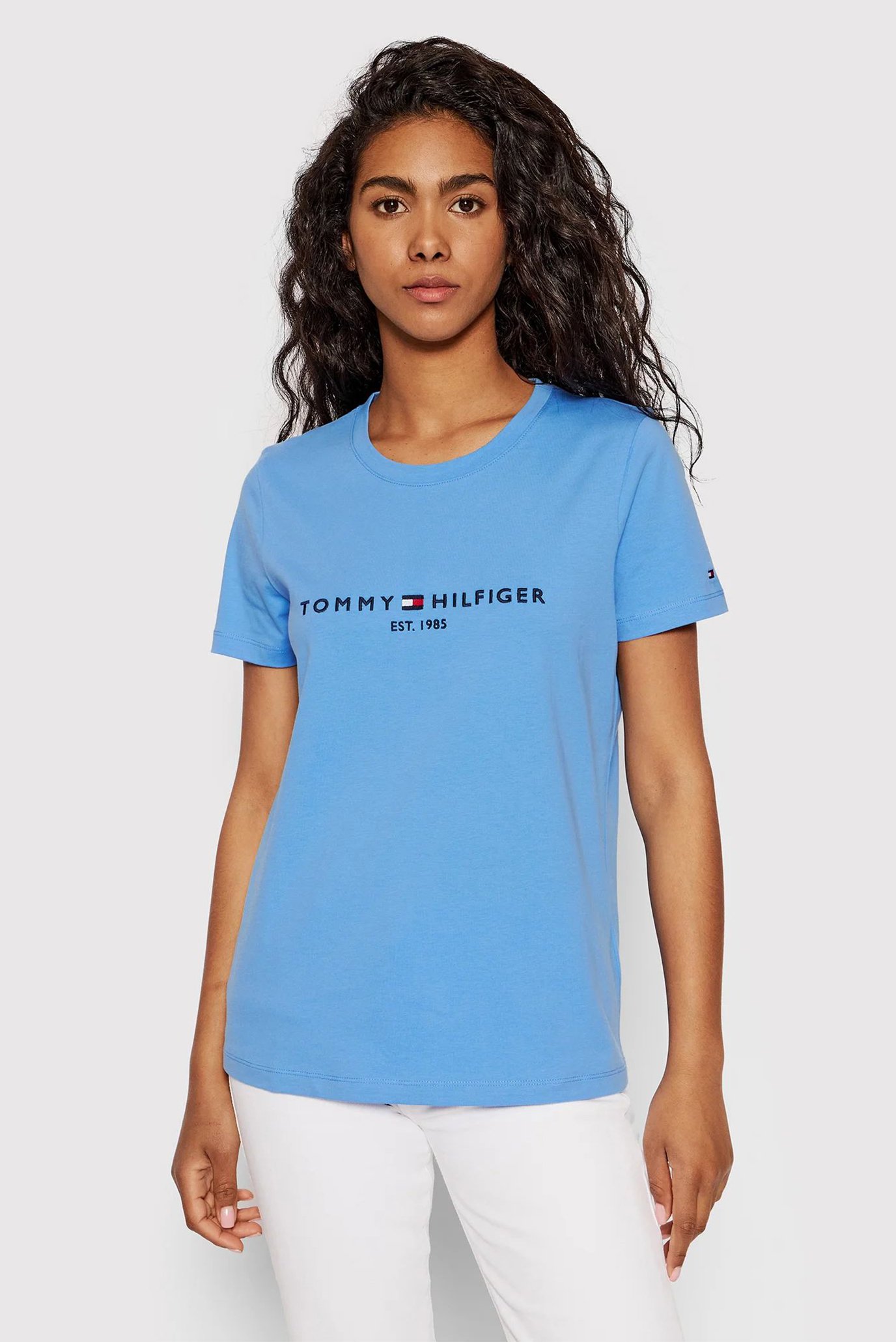 Женская голубая футболка REGULAR 1