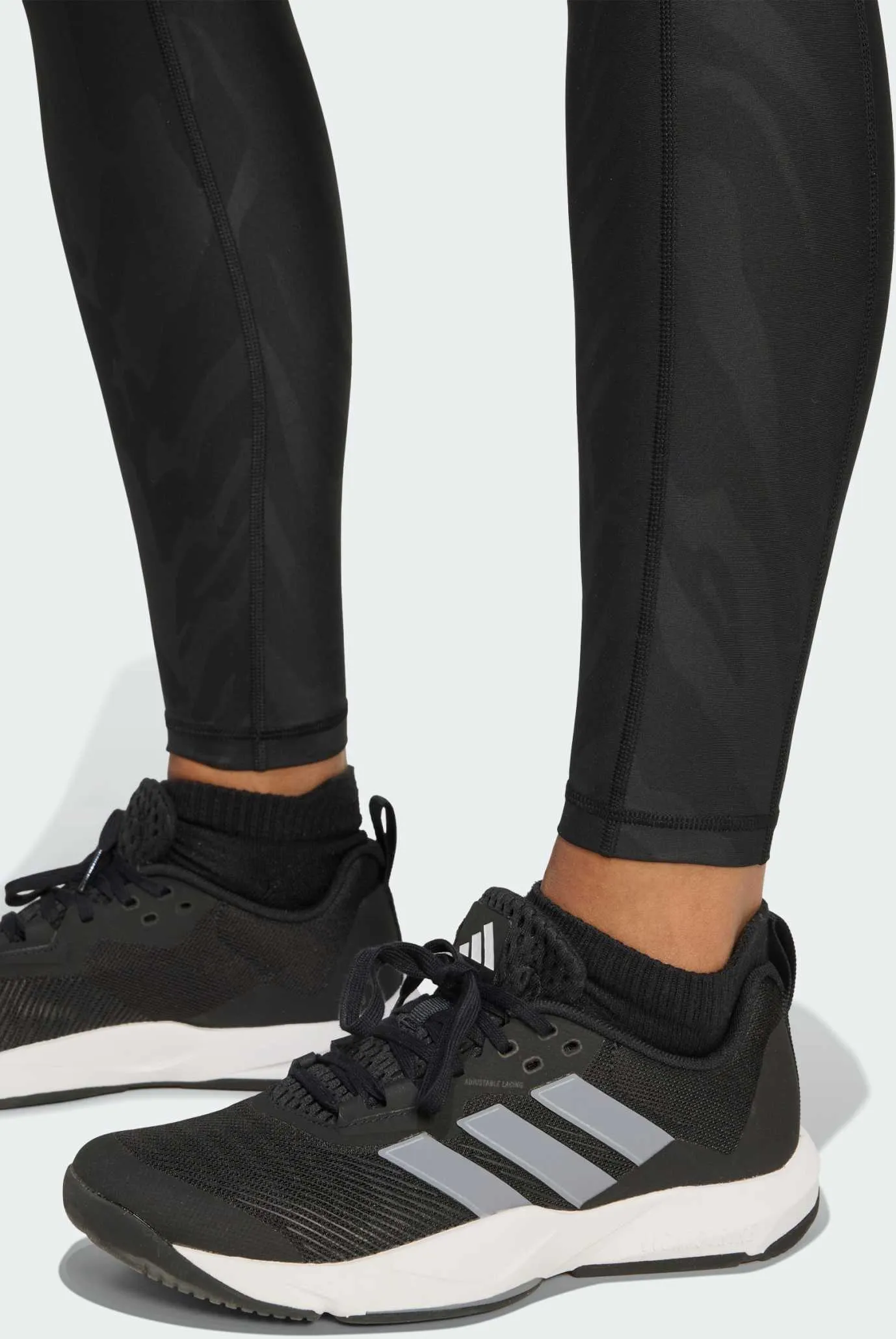 Женские черные тайтсы Optime AOP Full-Length 5