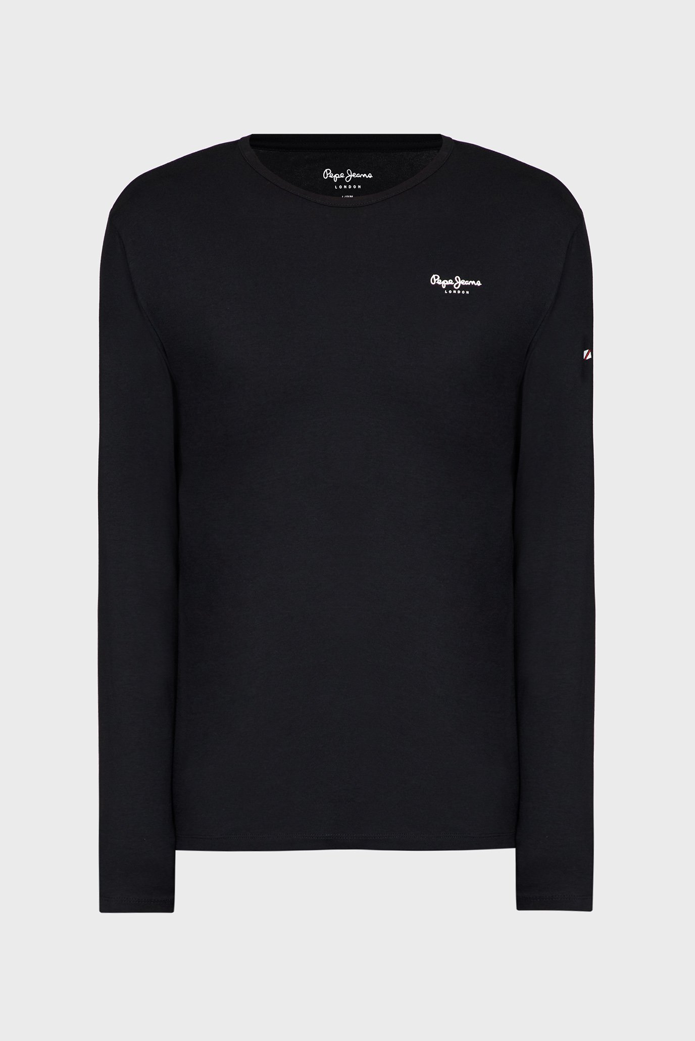 Мужской черный лонгслив ORIGINAL BASIC Черный XXL Pepe Jeans PM508211 Мужской черный лонгслив ORIGINAL BASIC Черный XXL Pepe Jeans PM508211