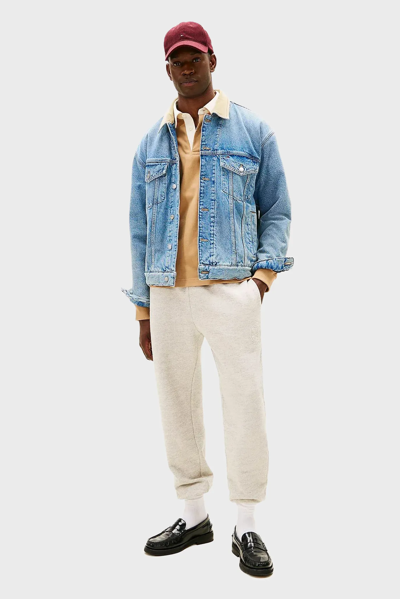 Чоловічі сірі спортивні штани CREST 2