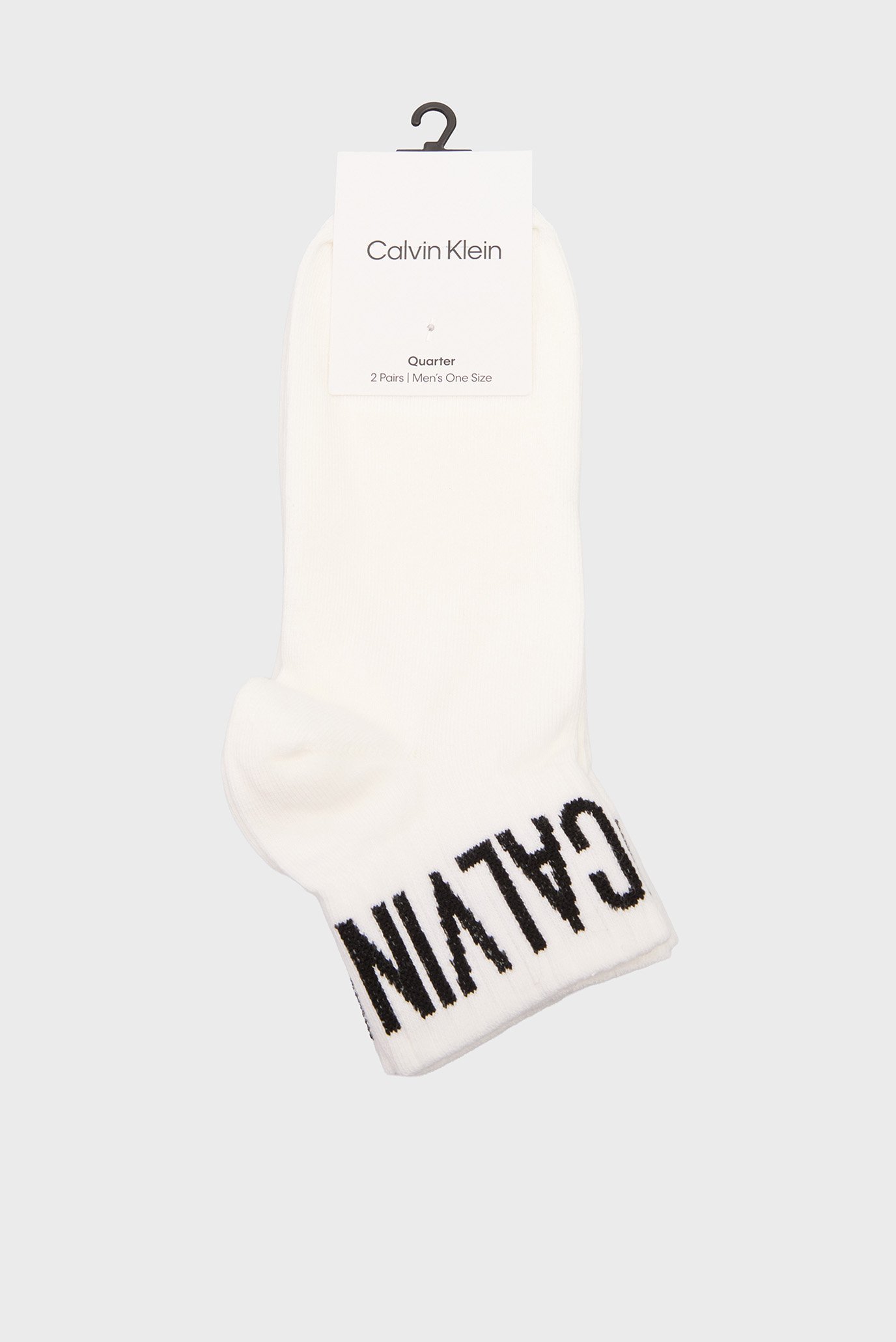Мужские белые носки (2 пары) QUARTER Белый ONESIZE Calvin Klein Jeans 701236560 Мужские белые носки (2 пары) QUARTER Белый ONESIZE Calvin Klein Jeans 701236560