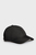 Чоловіча чорна кепка CK SAFFIANO METAL BB CAP