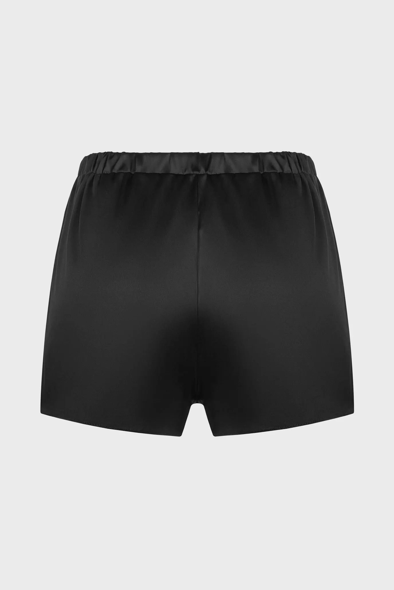 Жіноча чорна піжама (топ, шорти) 5