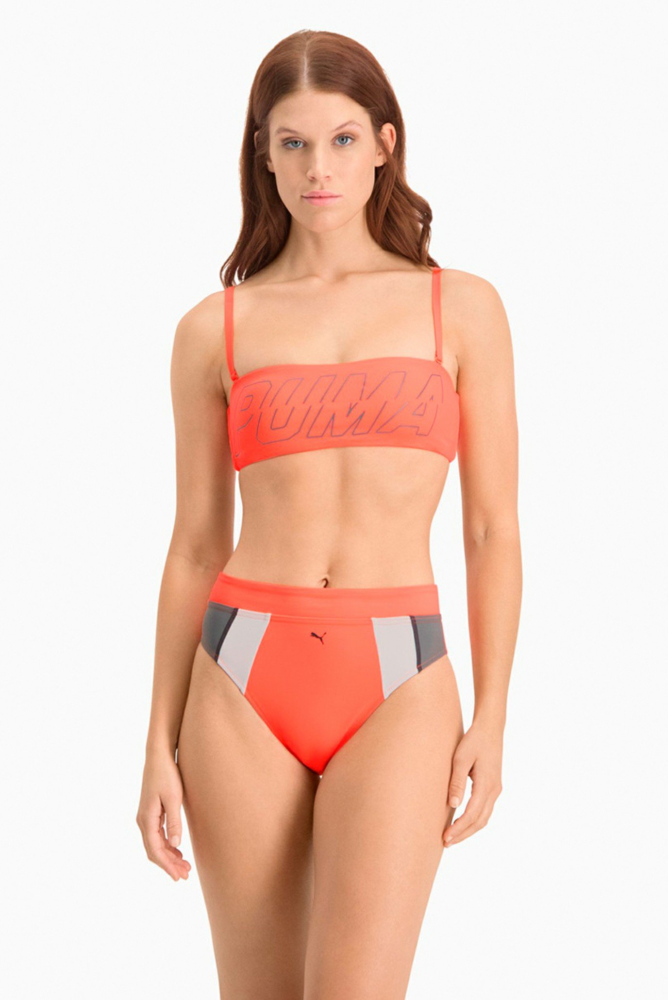 Жіночі помаранчеві трусики від купальника Swim Women’s High Waist Brief 1