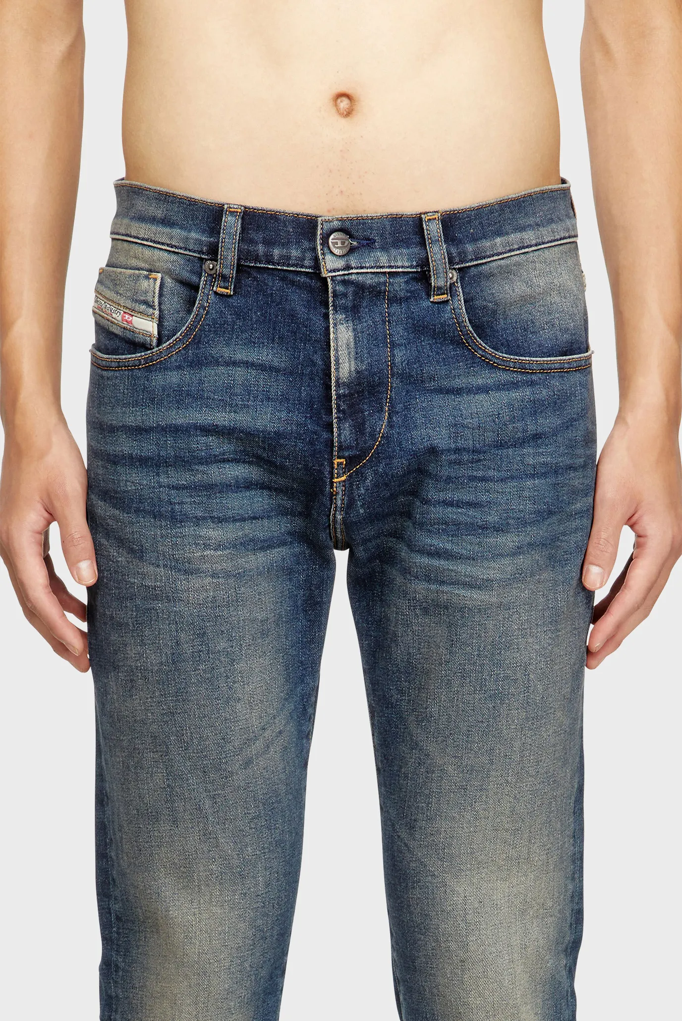 Мужские темно-синие джинсы 2019 D-STRUKT 4