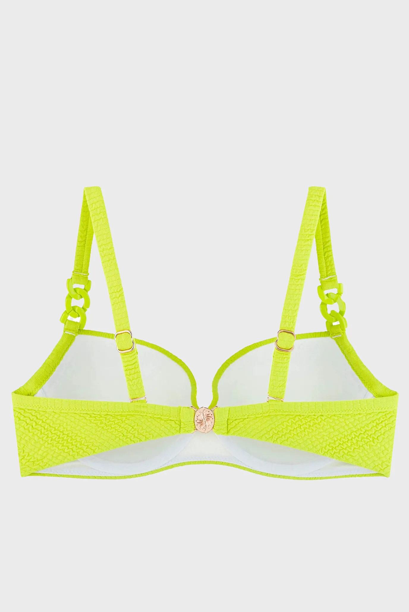 Женский салатовый купальник 5