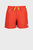 Детские оранжевые плавательные шорты в полоску