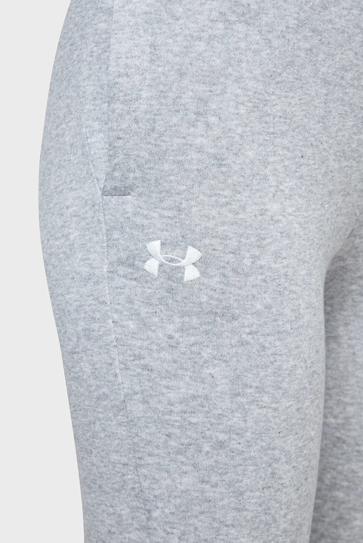 Детские серые спортивные брюки UA Rival Fleece Joggers 3