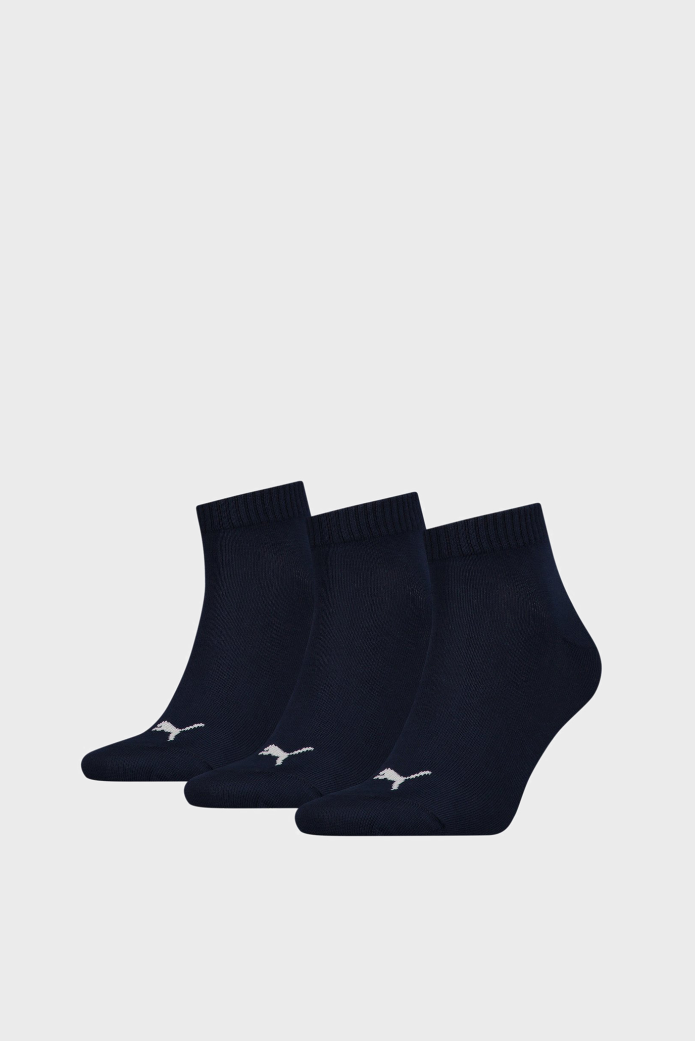 Чорні шкарпетки (3 пари) PUMA UNISEX QUARTER PLAIN 1