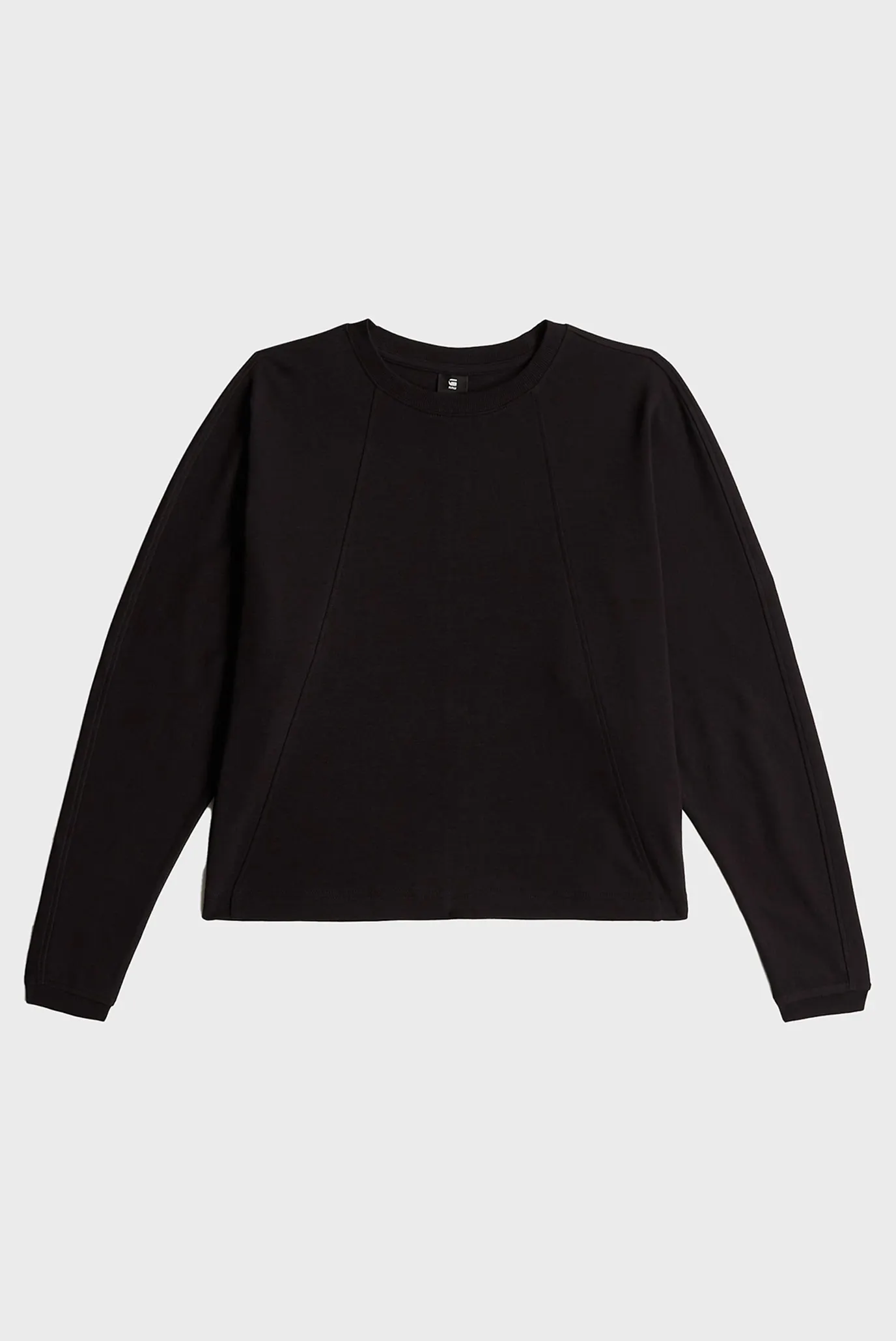 Женский черный лонгслив A line oversized 5