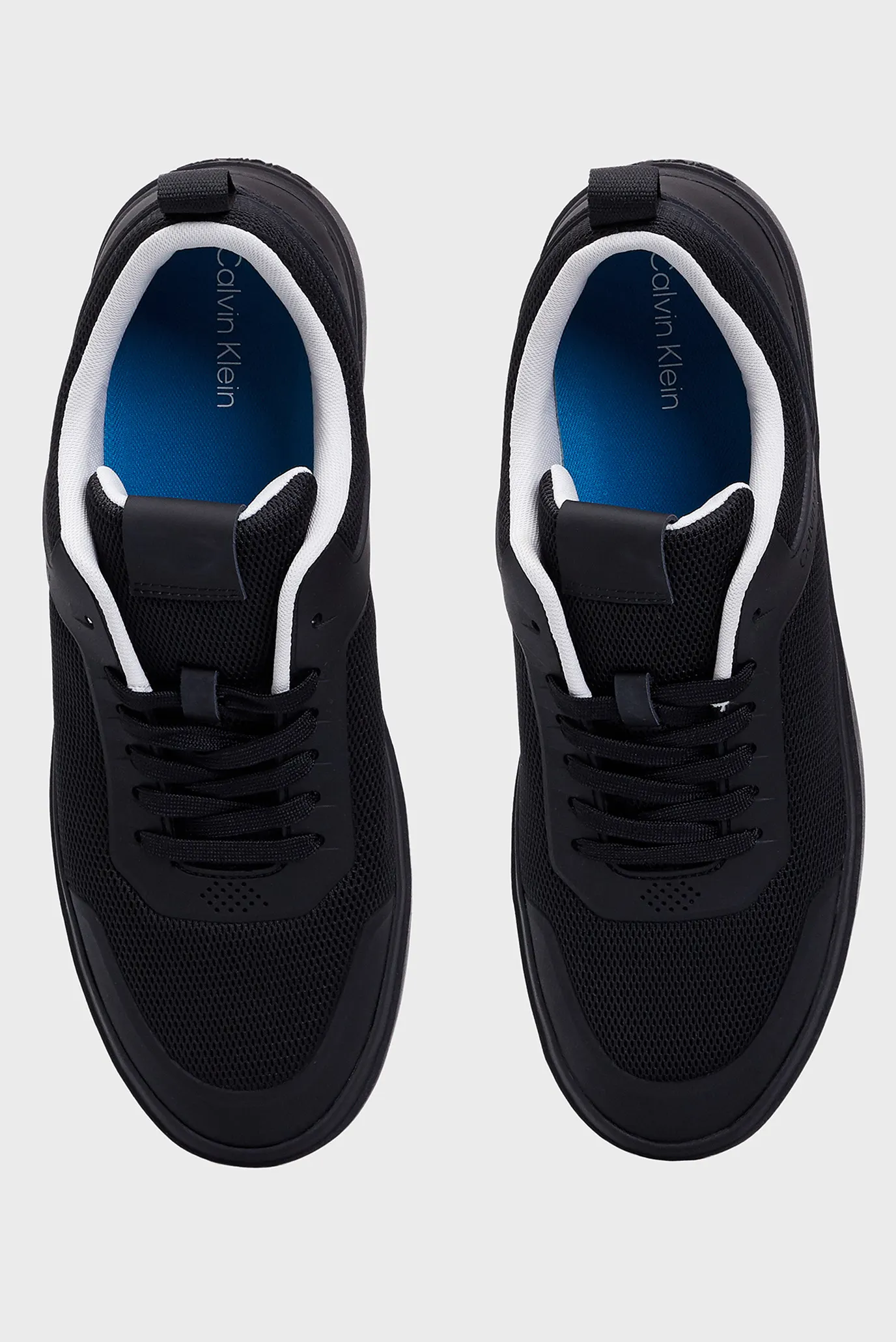 Чоловічі чорні снікерси LOW TOP LACE UP KNIT 4