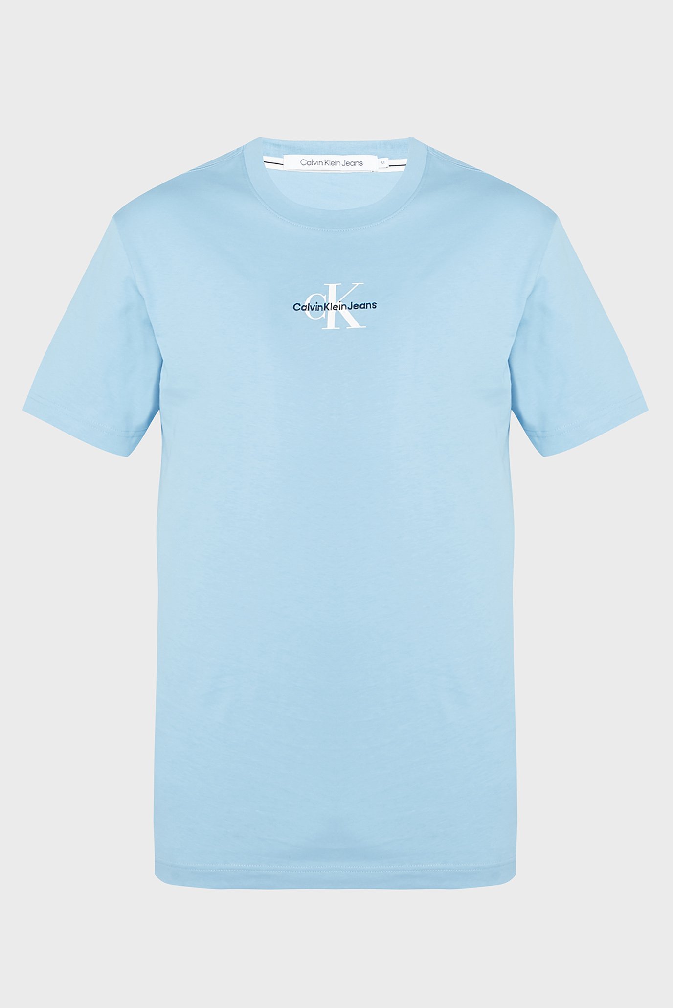 Мужская голубая футболка MONOLOGO REGULAR TEE 1