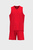 Детский красный спортивный костюм (майка, шорты)