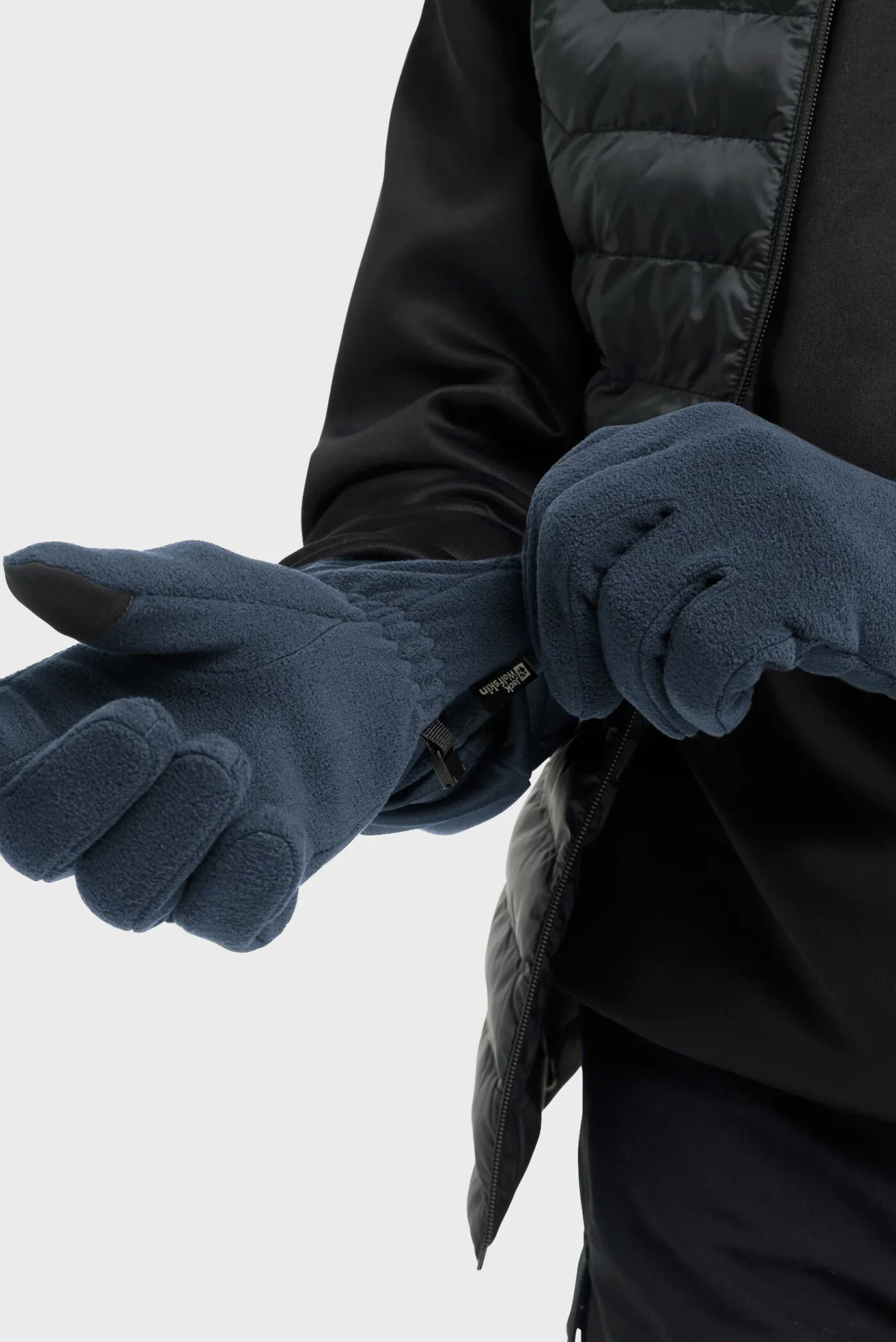 Темно-синие перчатки 7