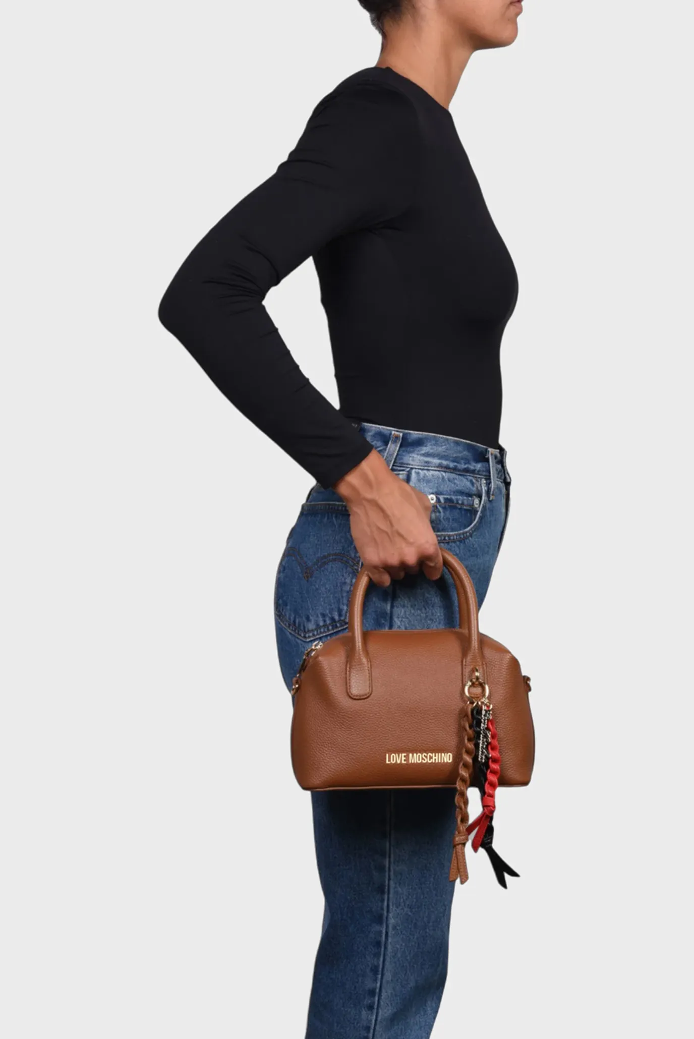 Женская коричневая кожаная сумка 2