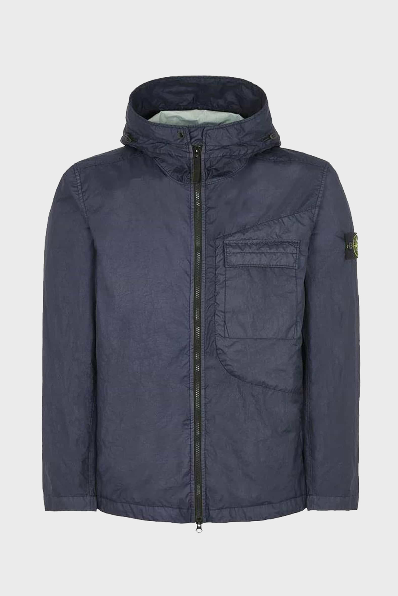 Мужская темно-синяя ветровка Stone Island 761540223 — MD-Fashion