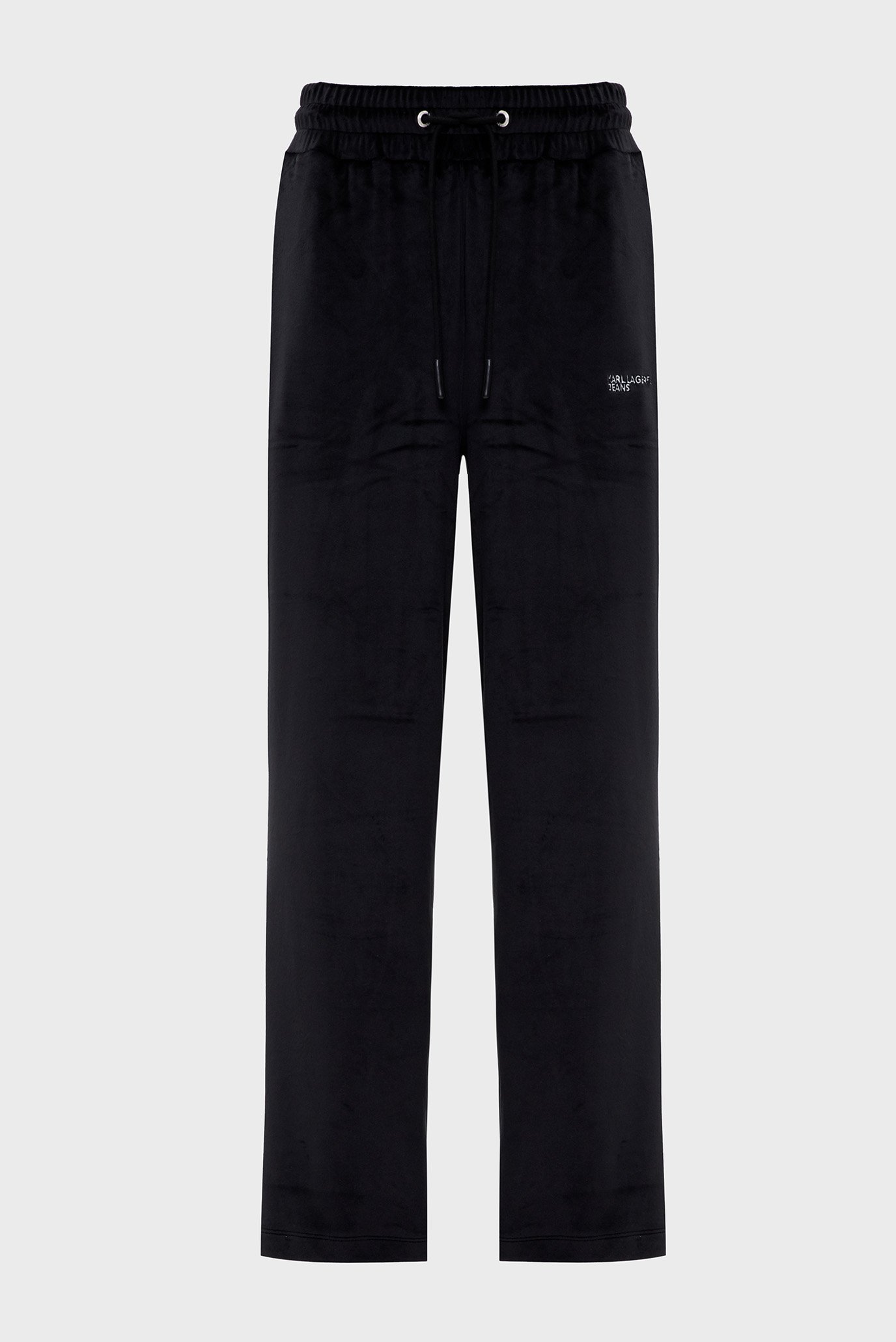 Жіночі чорні велюрові спортивні штани KLJ RELAXED VELOUR SWEAT PANT 1