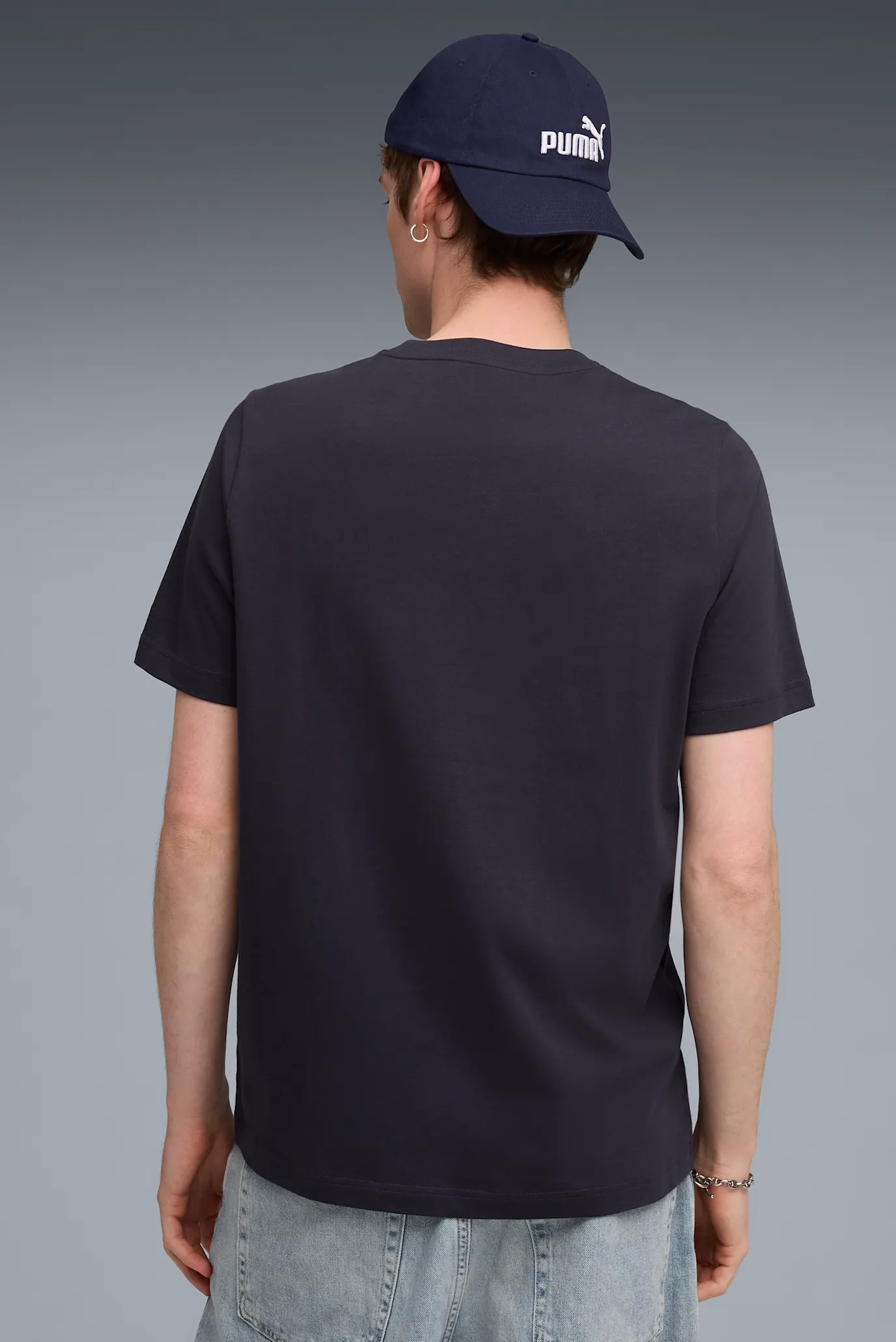 Мужская темно-синяя футболка Graphic Varsity Tee Men 3