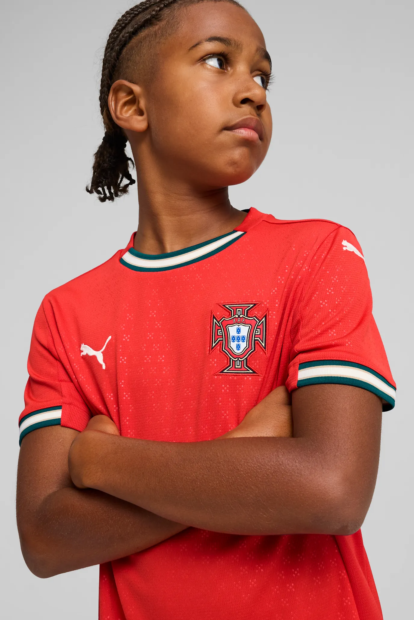 Дитяча червона футболка Portugal 2025 Home Jersey Youth 6