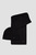 Мужской черный набор аксессуаров (шапка, шарф)