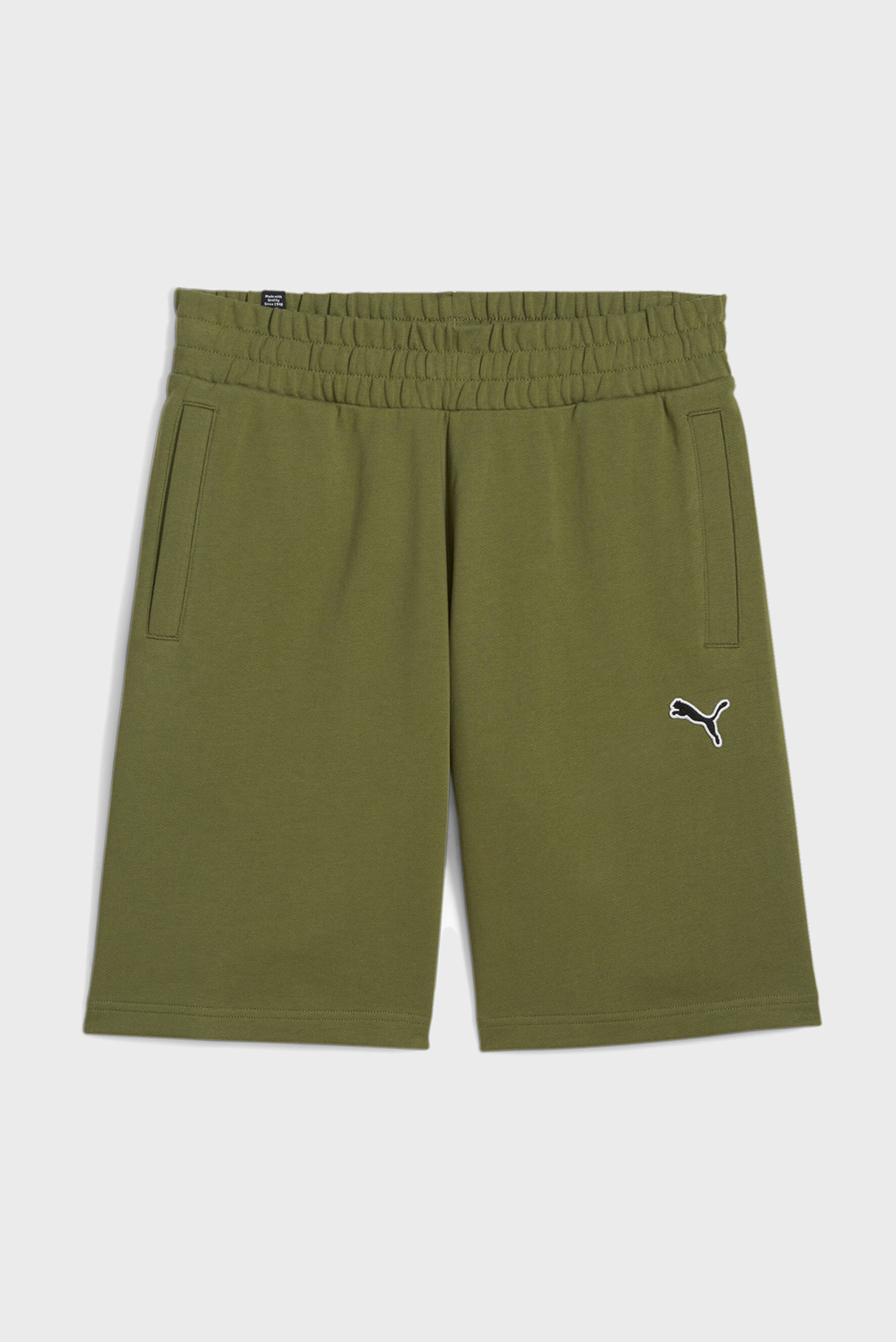 Мужские оливковые шорты BETTER ESSENTIALS Long Shorts 1