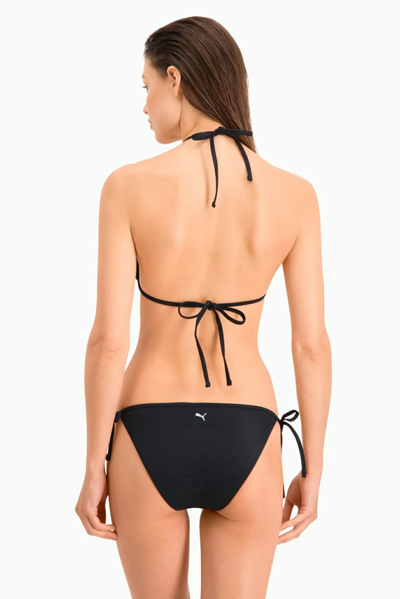 Жіночий чорний ліф від купальника PUMA Swim Women Triangle Bikini Top 2