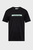 Мужская черная футболка CUT OUT SHADOW LOGO T-SHIRT