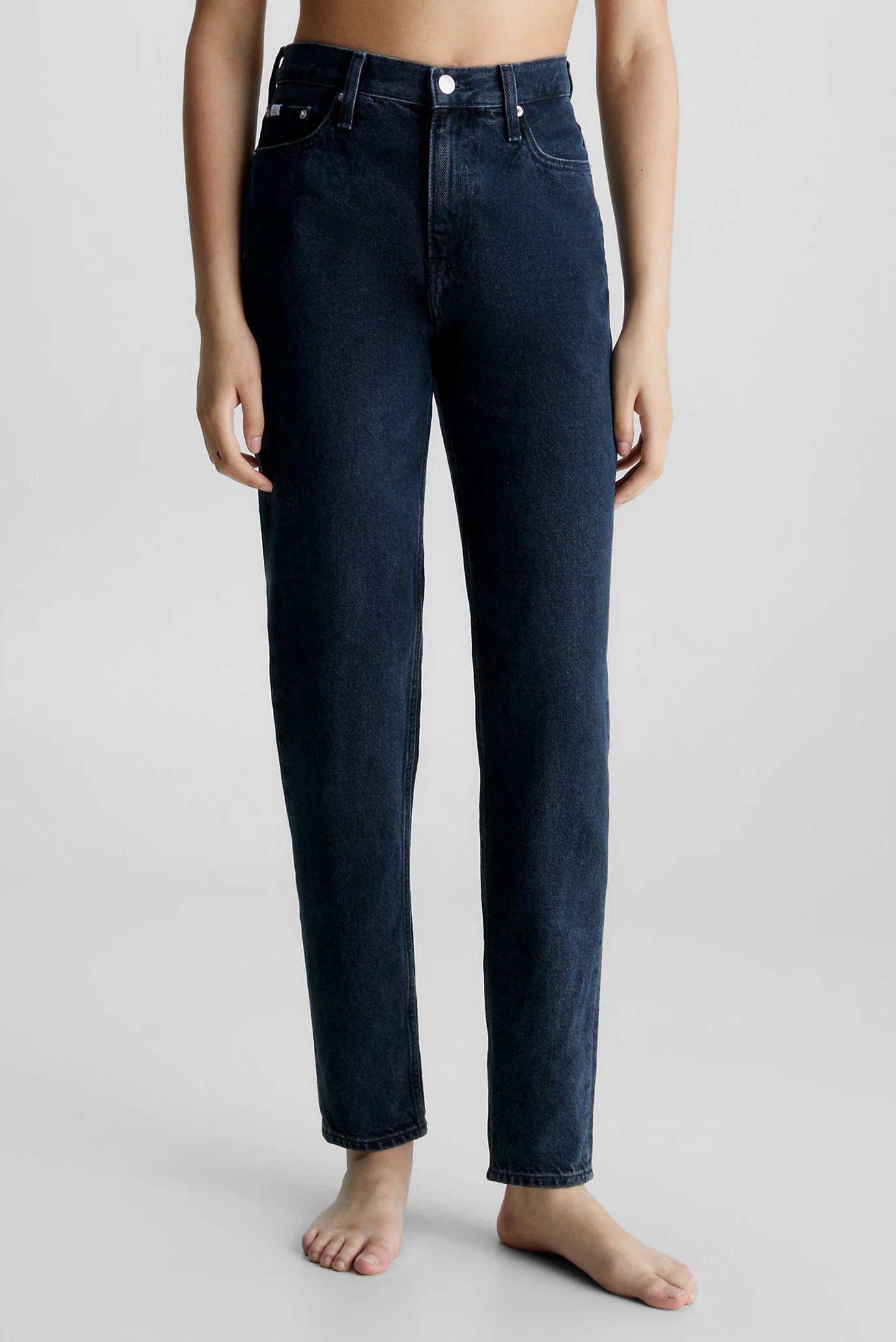 Женские темно-синие джинсы MOM 1