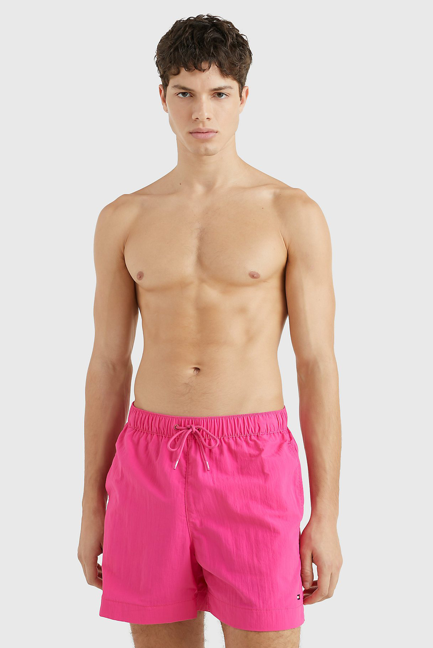 Чоловічі рожеві плавальні шорти MEDIUM DRAWSTRING 1