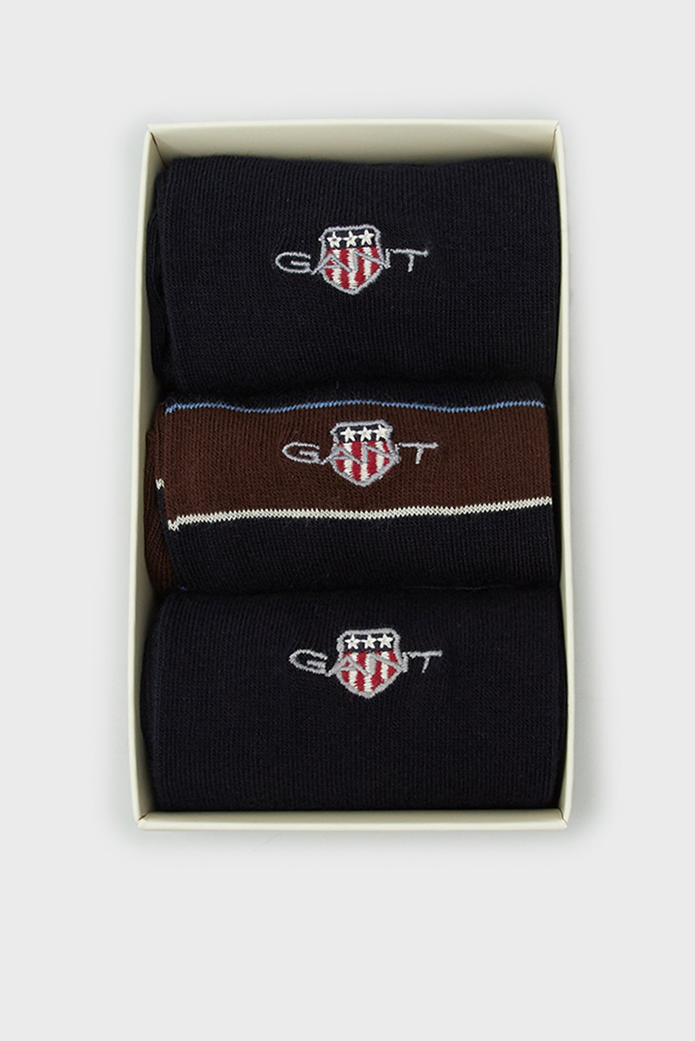 Мужские носки (3 пары) SHIELD TIE STRIPE 1