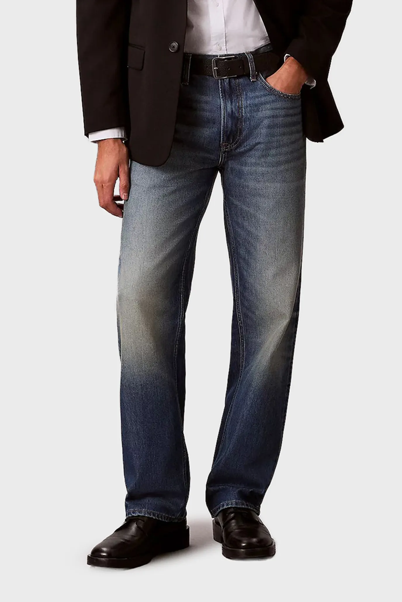 Мужские синие джинсы SCALLOP 1