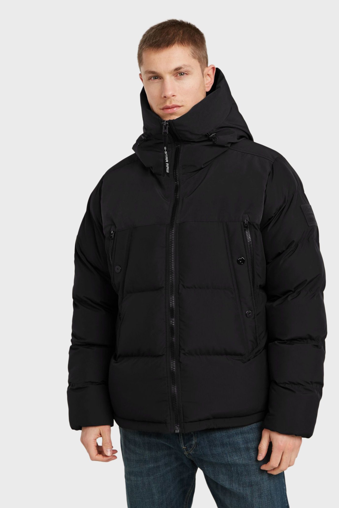 Чоловіча чорна куртка Expedition puffer 1