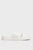 Женские белые кожаные слайдеры с узором ERGO SLIDE - HF MONO