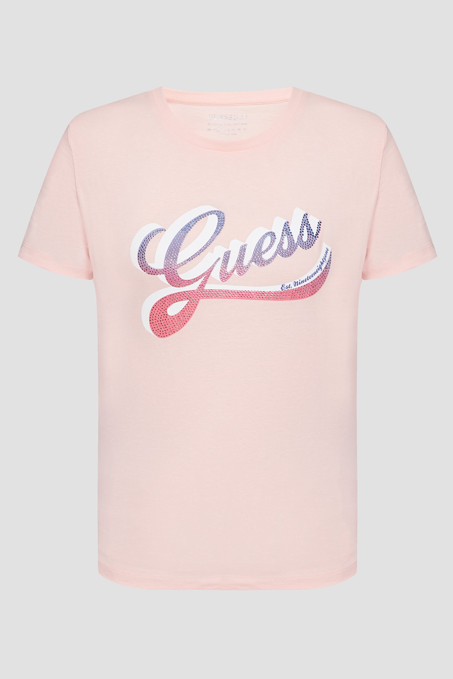 Женская персиковая футболка 1