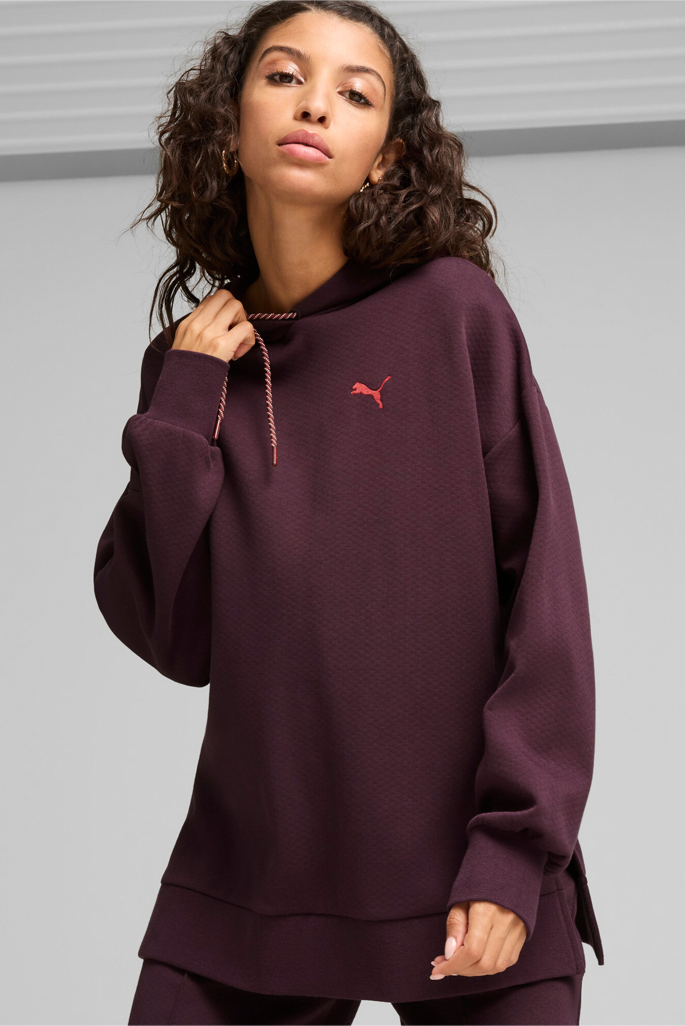 Жіноче фіолетове худі CLASSICS Oversized Hoodie Women 1