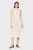 Женское бежевое платье CROCHET MIDI DRESS