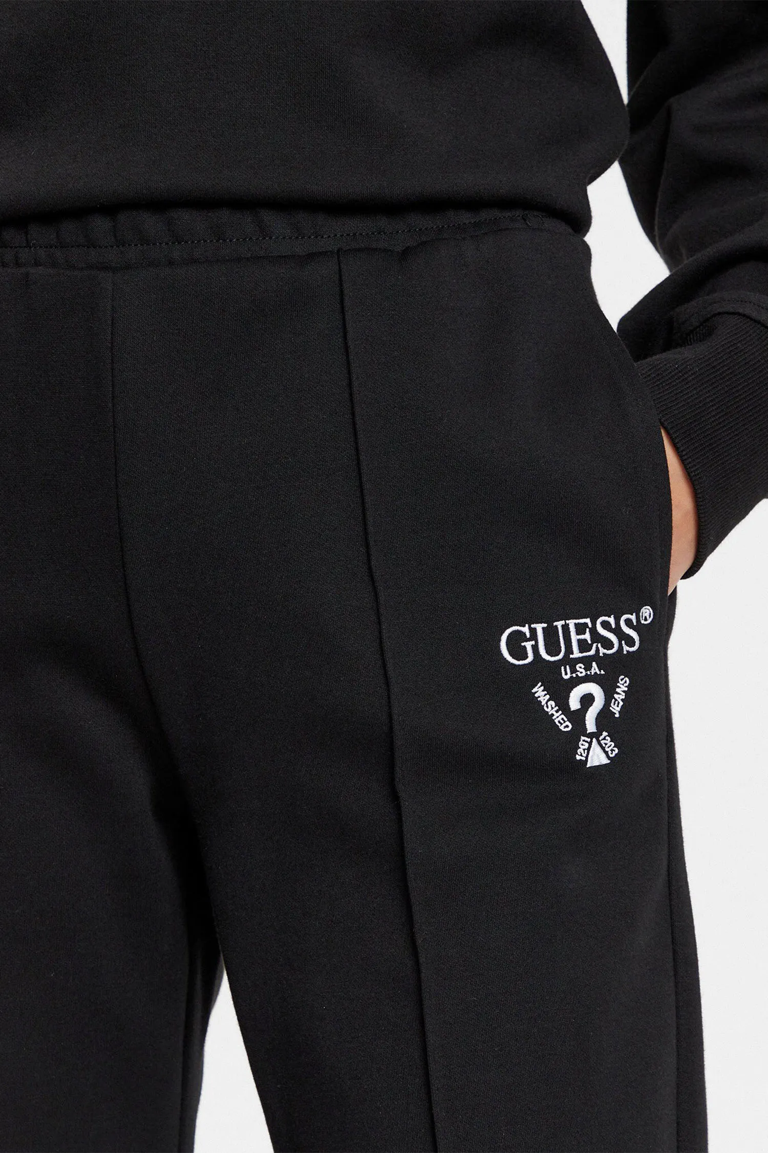 Женские черные спортивные брюки 4