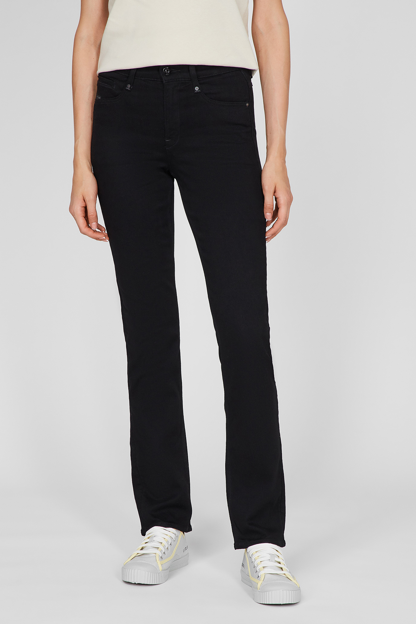 Жіночі чорні джинси Noxer Straight 1