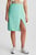 Женская бирюзовая юбка с узором TIE DETAIL