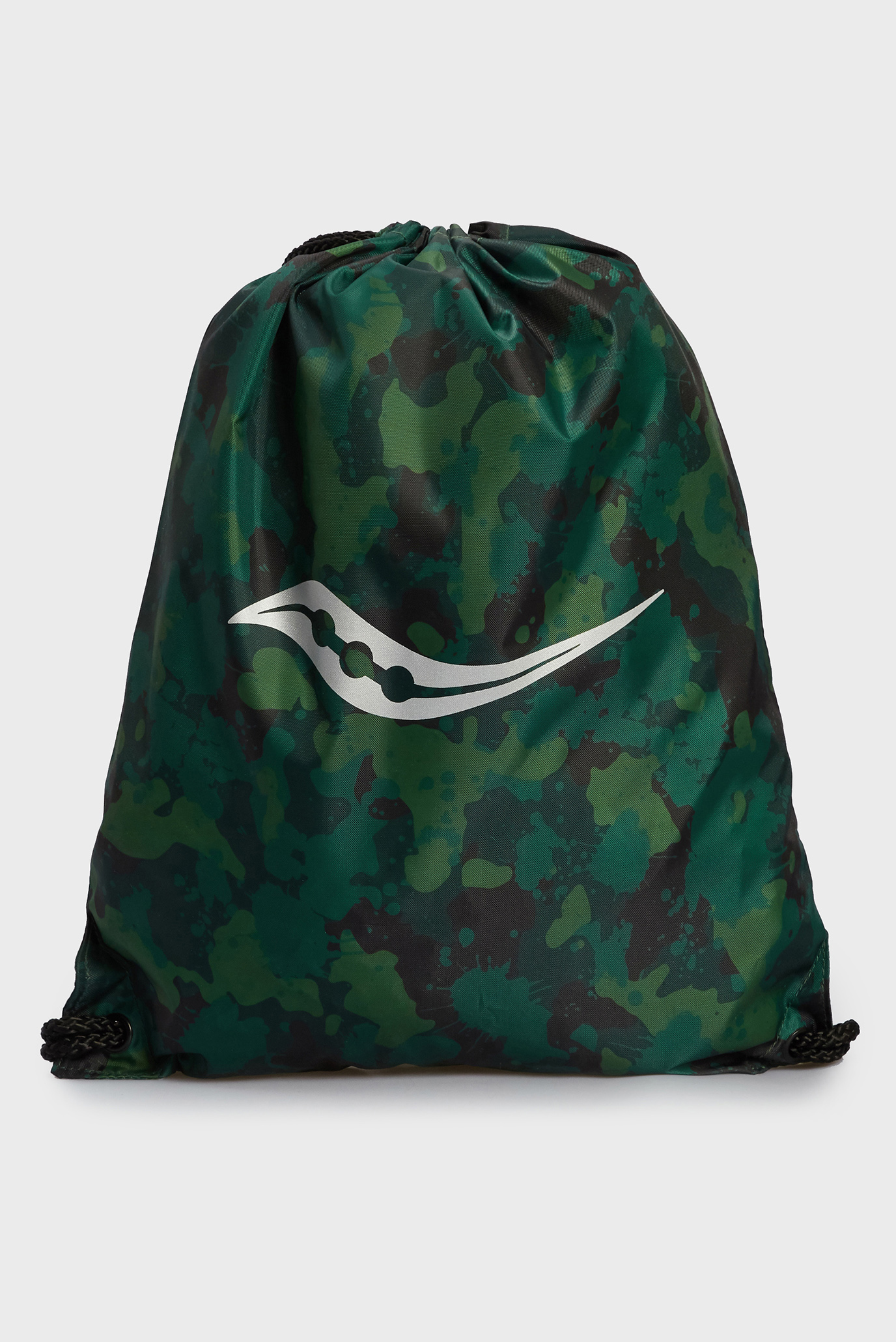 Зелений рюкзак з принтом 1