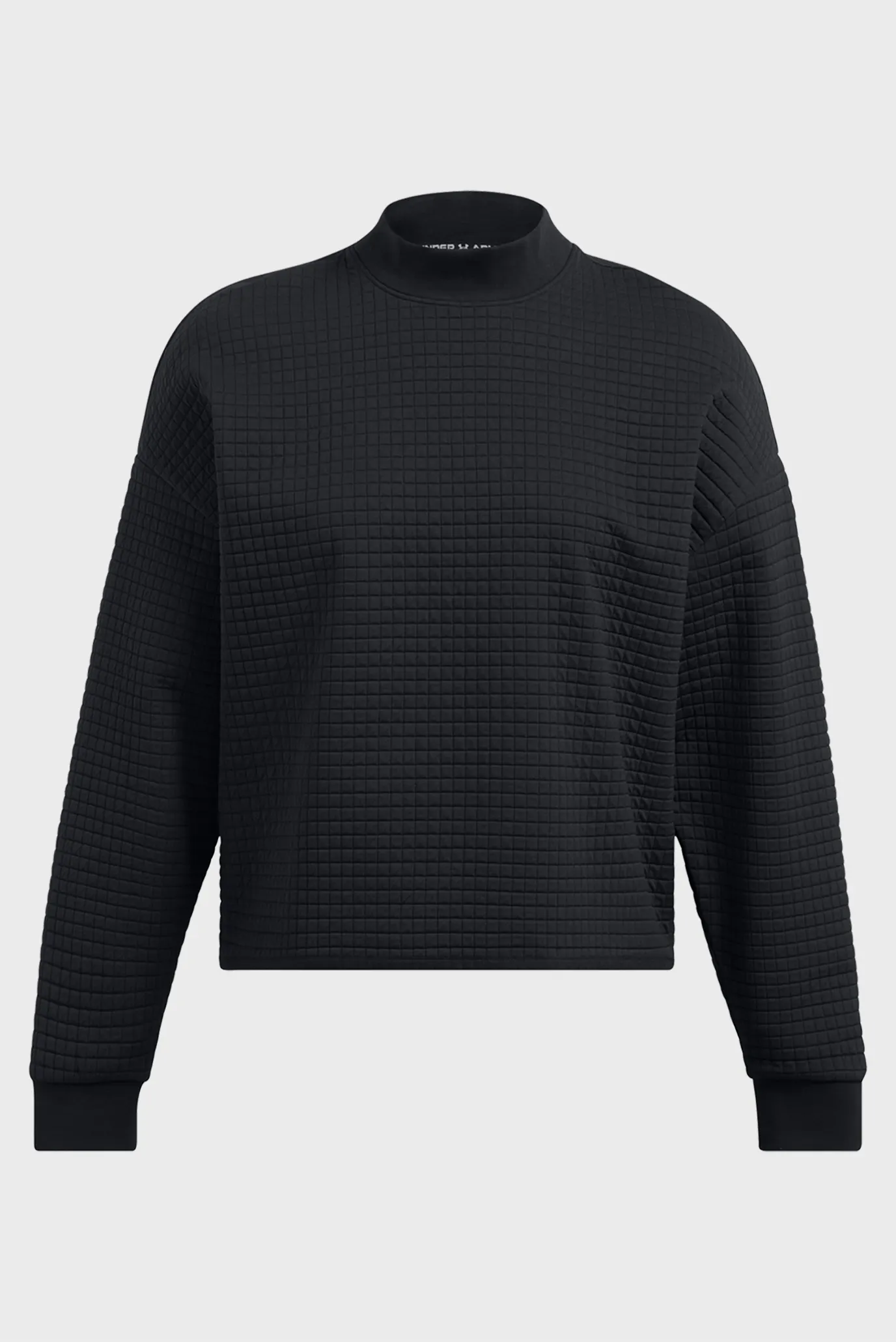 Женский черный свитшот Unstoppable Txt Mock Neck 3