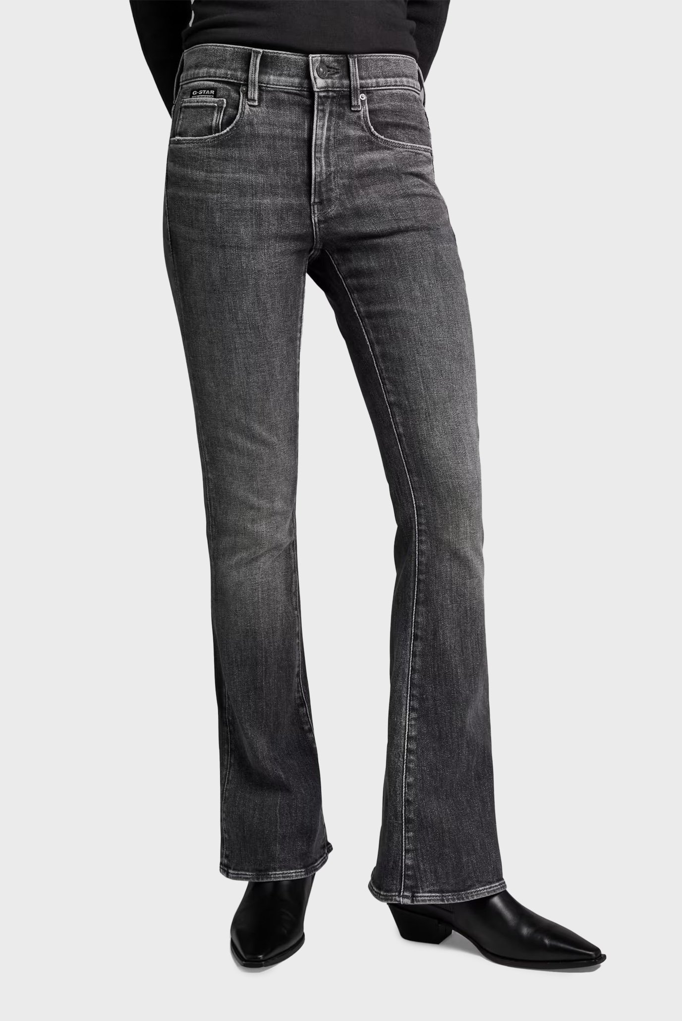 Женские темно-серые джинсы 3301 Flare 1