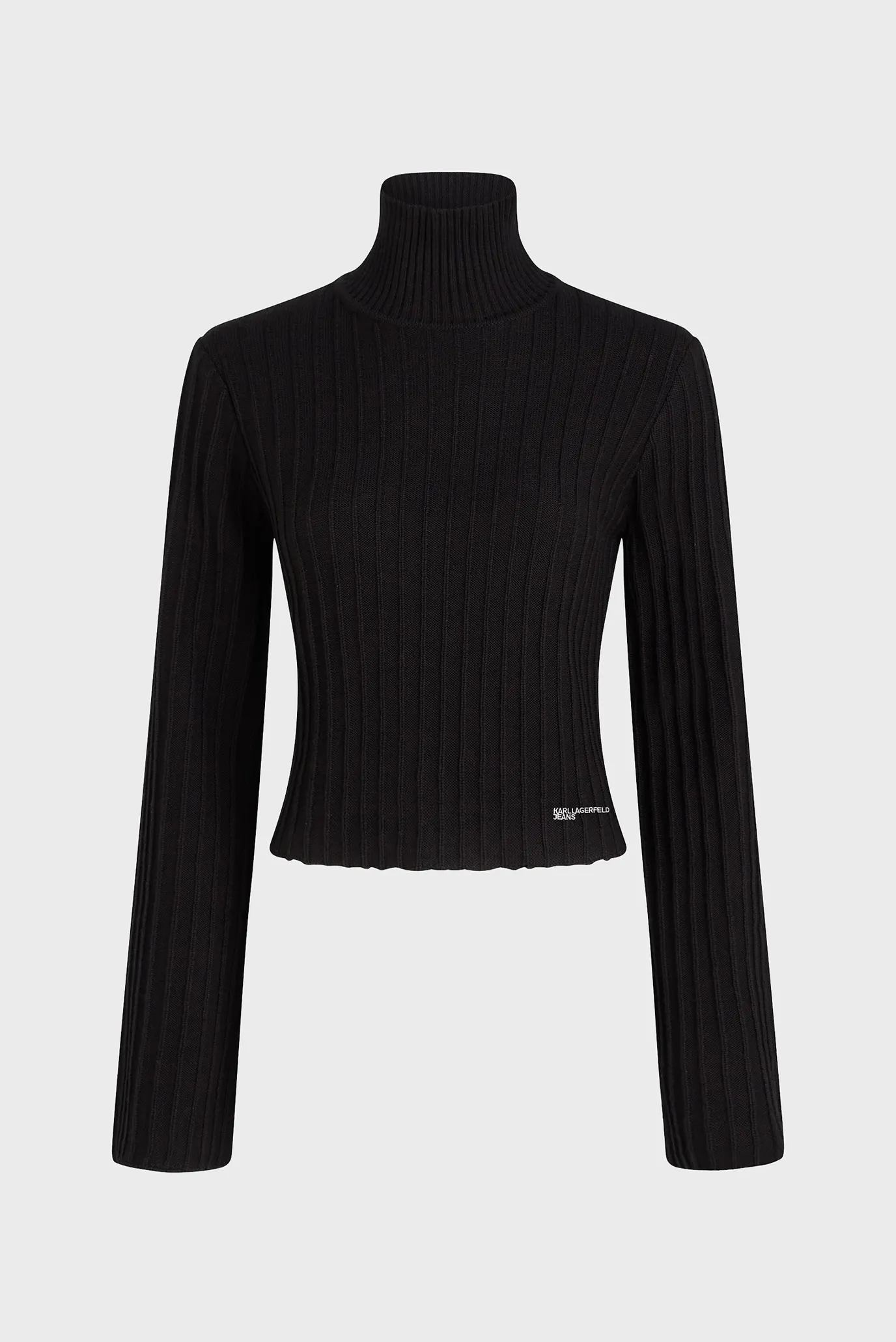 Женский черный гольф plisse 5